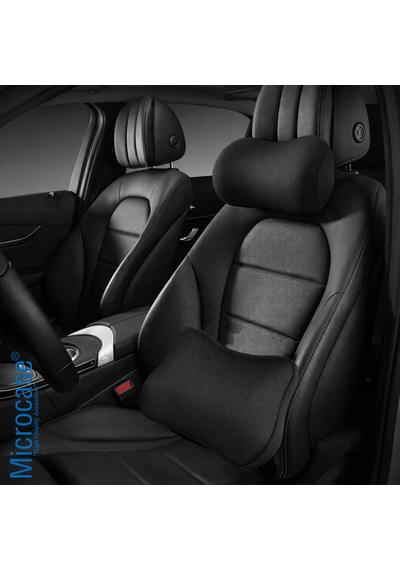 Microcase Ortopedik Memory Foam Oto Koltuk Kafa Minderi + Kafa Destek Minderi Al5524