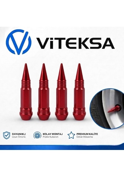 Viteksa Sibop Kapağı 4lü Füze Kırmızı Sib009k