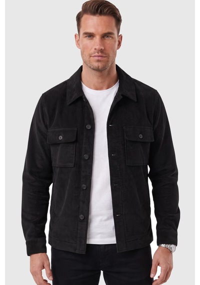 Rizzup Erkek Slim Fit Fitilli Kadife Siyah Ceket %100 Pamuk Düğmeli Cepli Astarsız 2701104 Rizzup Erkek Slim Fit Fitilli Kadife Siyah Ceket %100 Pamuk Düğmeli Cepli Astarsız 2701104