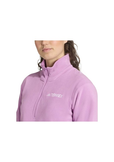 Adidas Polar Mt Esseantials Kadın Pembe Dik Yaka Sweatshirt Pembe