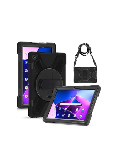 Lenovo Uyumlu Tab M10 Hd 2.nesil 2022 Tablet Kılıf 360 Zıhlı Standlı