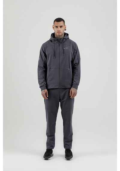 Airlife Sportswear Tam Boy Fermuarlı Erkek Kapüşonlu Eşofman Takımı Titanyum Antrasit