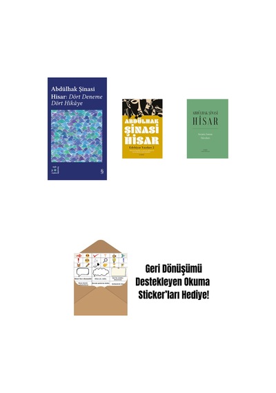 Everest Açıkhava 42 - Dört Deneme Dört Hikâye + Edebiyat Yazıları 2 + Geçmiş Zaman Fıkraları Ciltli + Okuma Sticker'ları
