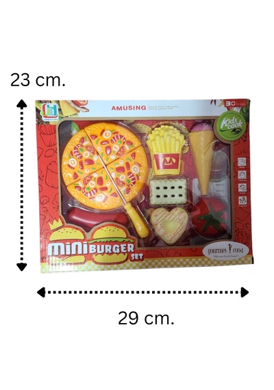 Pizza & Tatlı Seti - 8 Parçalı Yemek Oyunu 01
