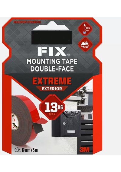 Extra Güçlü Montaj Bandı 19mm X 5m