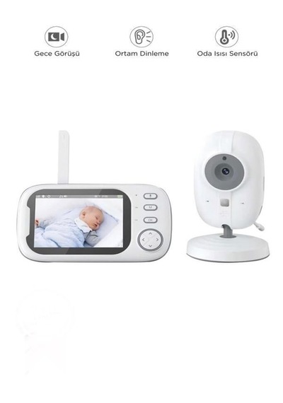 Monitörlü Akıllı Bebek Kamerası Full Hd Smart Ip Telsiz Güvenlik Kamerası ve Monitör 2.4 ghz