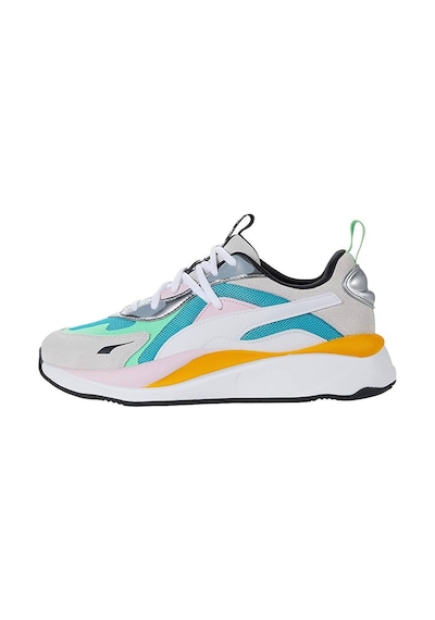 Puma Rs-Curve Beyaz/renkli Kadın Spor Ayakkabı Dar Kalıp Su Yeşili