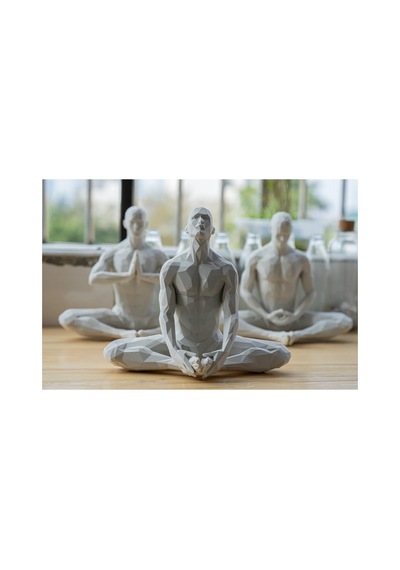 Yoga/meditasyon Yapan İskandinav Tarzı Biblo Heykel Figür Dekor Dekorasyon Hediyelik Denge Ve Huzur 7