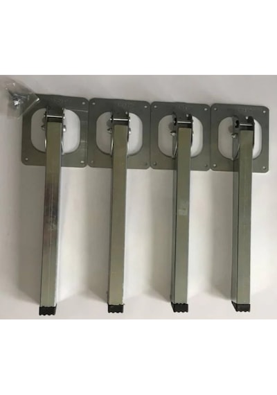 Metal Katlanabilir Sofra Masa Ayağı 65 Cm ( 4 Adet ) + Vidaları