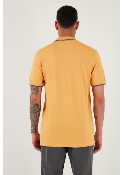 Buratti Pamuklu Regular Fit Erkek Polo Yaka T Shirt 5902063 Hardal