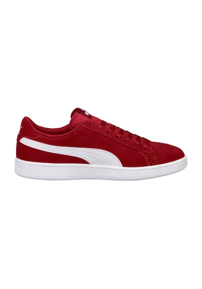 Puma 364989 06 Smash V2 Red-Dahlia-Puma White Sneakers Kırmızı