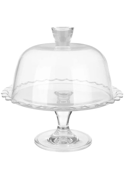 Paşabahçe 96952 Patisserie Ayaklı Fanus Kapaklı Servis Tabağı