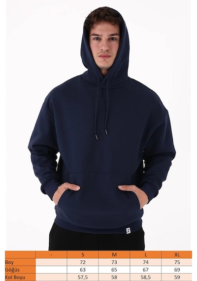 Scorp Origin Erkek Hoodie Sweatshirt Lacivert Standart Çok Renkli