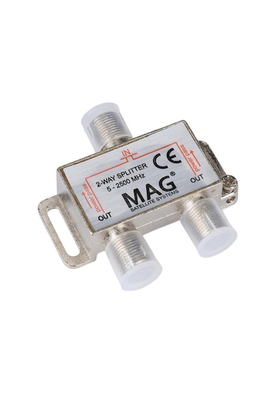Mag 1 İn 2 Splitter 5-2500 Mhz Bölücü Tv Anten Çoklayıcı 1 Giriş 6 Çıkış Dağıtıcı