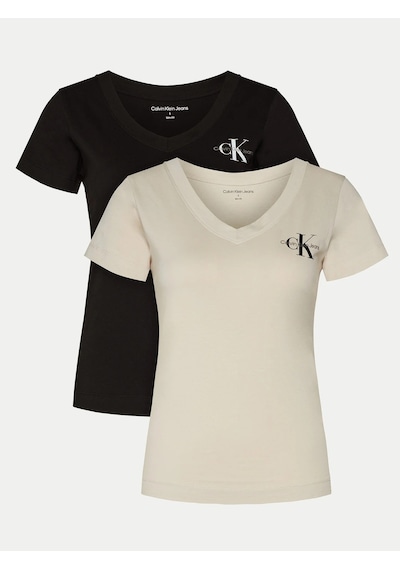 Calvin Klein Calvın Kleın Kadın 2 Li T-shırt J20j223447-pdh Çok Renkli