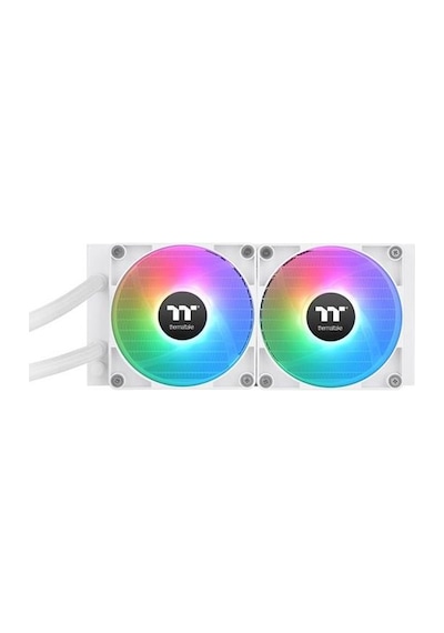 Thermaltake 240mm Th240 V2 Cl-w364-pl12sw-a Argb Am5-1851p Sıvı Soğutmalı İşlemci Fanı Beyaz