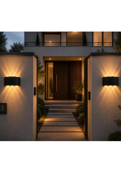 Dış Mekan Led Aplik 15 Watt Amber Cata Kapri 4'lü Aplik Ct-8013a