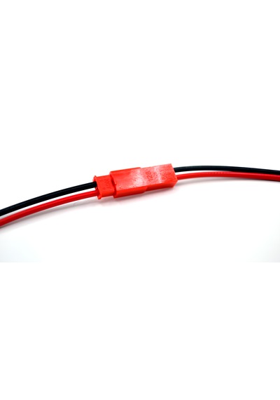 5 Takım Kırmızı 2 Pin Kablolu Jst Led Konnektör Elektrik Soketi