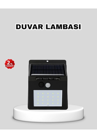 Güneş Enerjili 20 Led Hareket Sensörlü Lamba Ip65 Su Geçirmez Dış Mekan Aydınlatma 48920695
