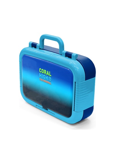 Coral High Kids Lacivert Mavi Renk Geçişli Desenli Paslanmaz Çelik Beslenme Kabı 39253 Lacivert