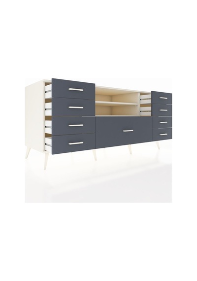 Kronos Konsol 2 Raflı 9 Çekmeceli 176x59x83 Aytaşı-aytaşı/antrasit Aytası Kronos Konsol 2 Raflı 9 Çekmeceli 176x59x83 Aytaşı-aytaşı/antrasit Aytası