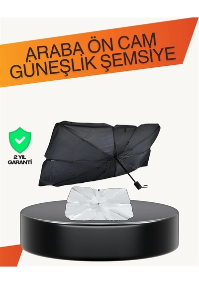 Hubrendy Tekno Kalın Kumaşlı Ön Cam Güneşliği Solmaz, Deforme Olmaz, Uzun Ömürlü Diğer