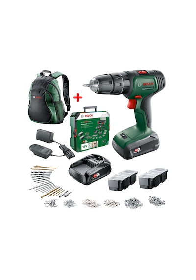 Bosch UniversalImpact 18V 1,5Ah Çift Akülü Darbeli Vidalama + SystemBox - 06039D4103