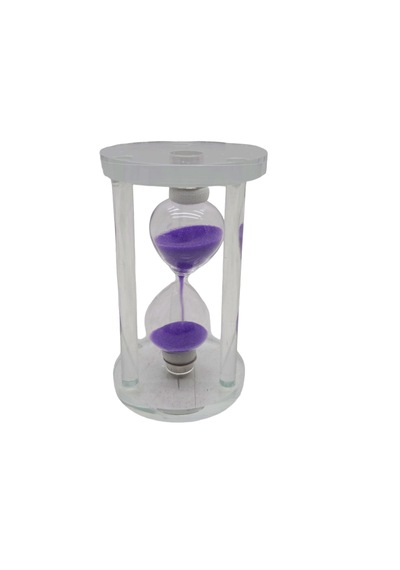 Orta Cam Kum Saati Cam Standlı 4801 Çok Renkli