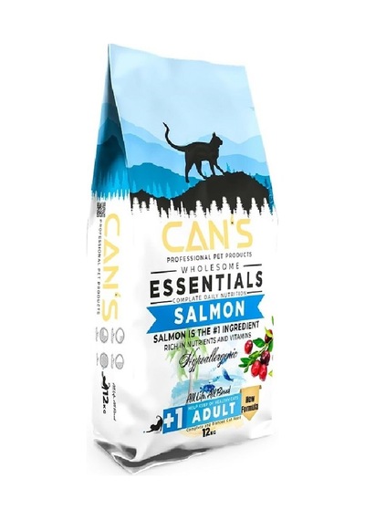 Cans Cat Balıklı Yetişkin Kedi Maması 12 Kg Ekonomik Boy