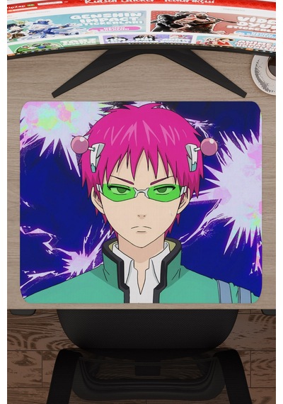Saiki Kusuo Anime V5 - 48x40 Xl Gaming Kauçuk Kaymaz Taban Mouse Pad Fare Altlığı
