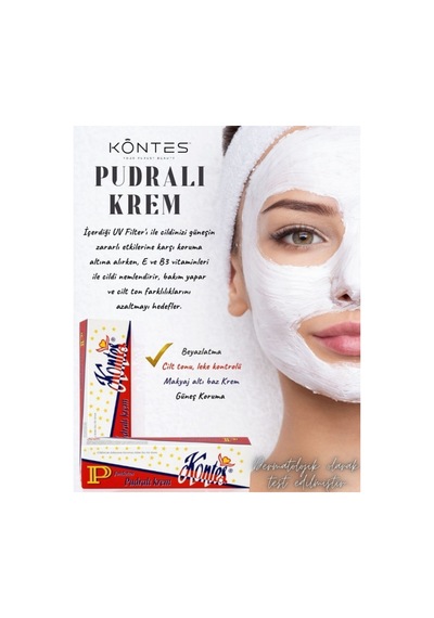 Kontes Cilt Beyazlatıcı Krem 45 Ml