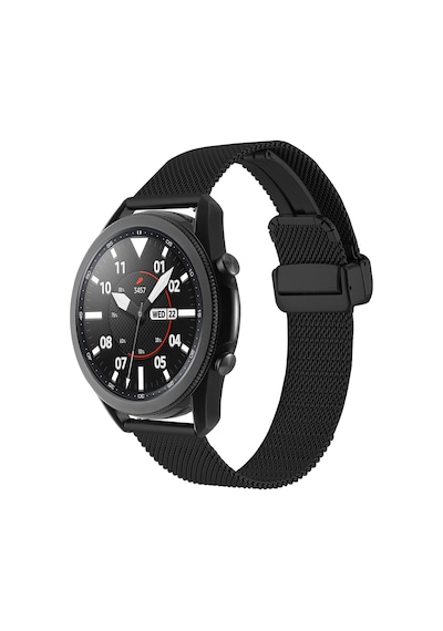 Galaxy Watch Uyumlu 46mm Uyumlu Krd-85 22mm Metal Zore Kordon-siyah