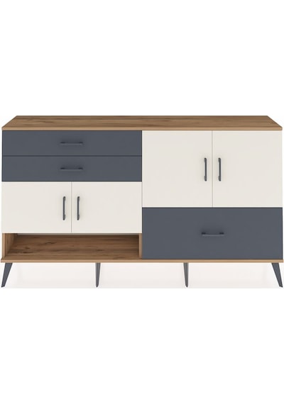 Arges Konsol 3 Raflı 3 Çekmeceli 4 Kapaklı 176x30x99 Çam-aytaşı/a Çam-aytaşı/antrasit Arges Konsol 3 Raflı 3 Çekmeceli 4 Kapaklı 176x30x99 Çam-aytaşı/a Çam-aytaşı/antrasit