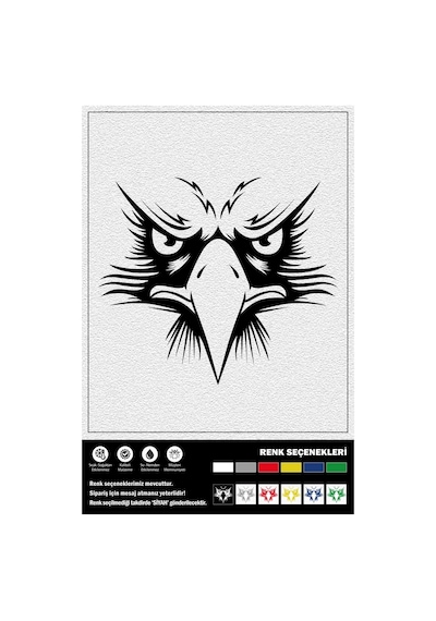 Sinirli Kartal Stıcker 25 X 20 Cm