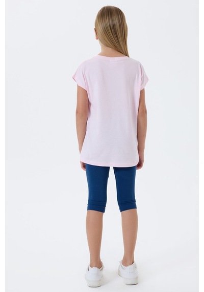 U.s. Polo Assn. Kız Çocuk Pembe Tayt Takım 5274-49873 Pembe