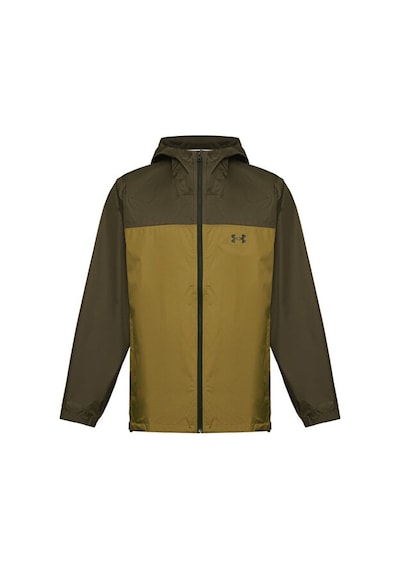 Under Armour Cloudstrike Colorblock Jkt Erkek Outdoor Yağmurluk Ceket 1381880-308 Yeşil Yeşil