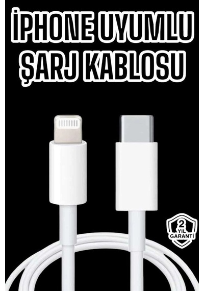 Apple iPhone Tüm Modellerle  Uyumlu  Hızlı Şarj Kablosu Apple iOS 30w