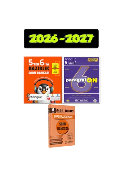 Tonguç 6. Sınıf 5 Ten 6 Ya Hazırlık Tekrar Paragrafon Deneme Set Yaz Tatil Seti