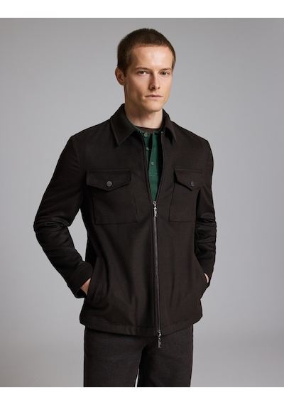 Pierre Cardin Kahverengi Regular Fit Fermuarlı Ceket 50327909-vr029