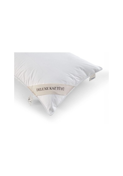 Doqu Home Deluxe Kaz Tüyü Yastık 50 X 70 Cm Beyaz