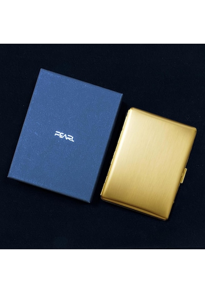 Pearl Japan Cosmos Metal Uzun Sigara Tabakası Satin Gold 9lu