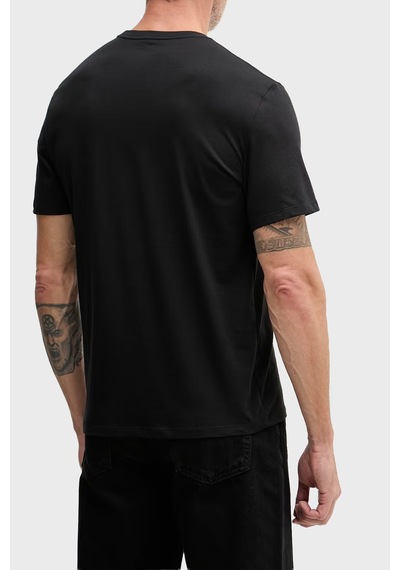 Calvin Klein % 100 Pamuk Slim Fit Logolu Bisiklet Yaka T Shirt Lv04rg837gub1 Erkek T Shirt Lv04rg837g Ub1 Siyah