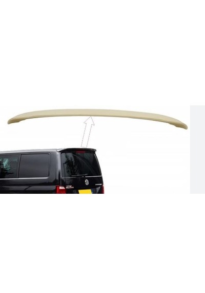 Vw Multivan 2003 2014 Spoiler Parlak Siyah Boyalı