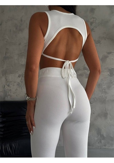 Havens Kaşkorse Büstiyer & Pantolon Takım St06741 Beyaz
