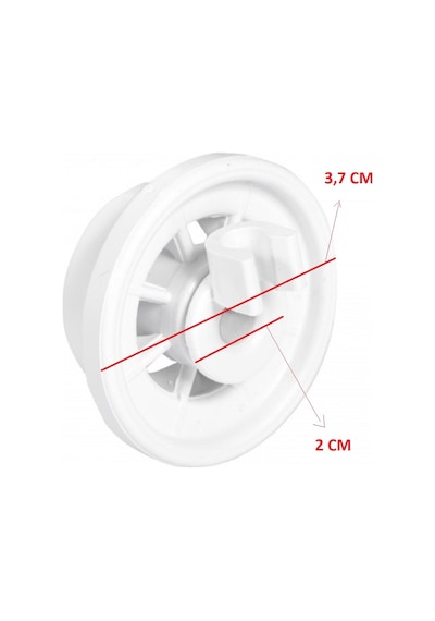 Hotpoint Ariston Uyumlu Dwf60N Bulaşık Makinesi Sepet Tekerleği 4Ad - 552282079