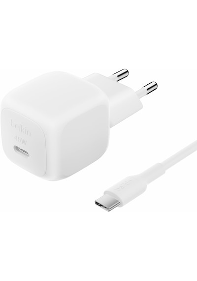 Belkin Kompakt Hızlı Şarj Cihazı 45 W + Usb-c - Usb-c Kablosu