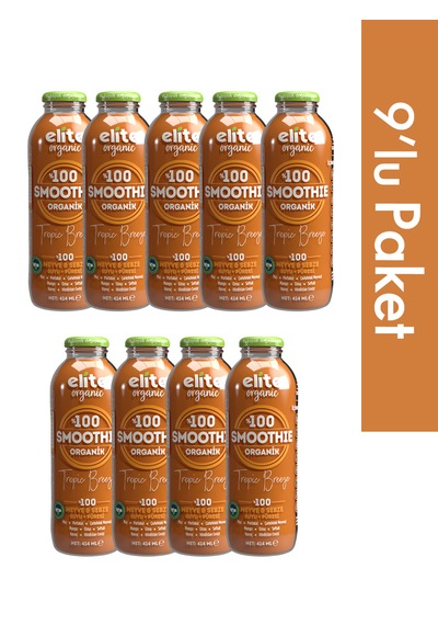 9'lu Organik Smoothie Tropıc Breeze 414 Ml