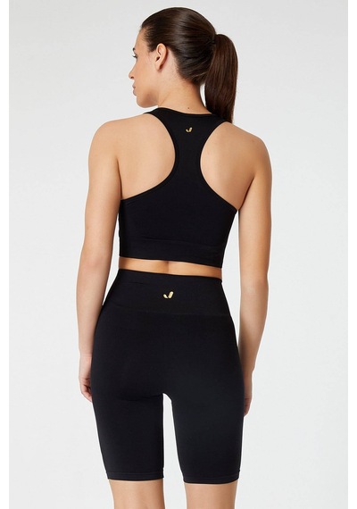 Jerf Vella Racerback Konfor Sport Bra Siyah