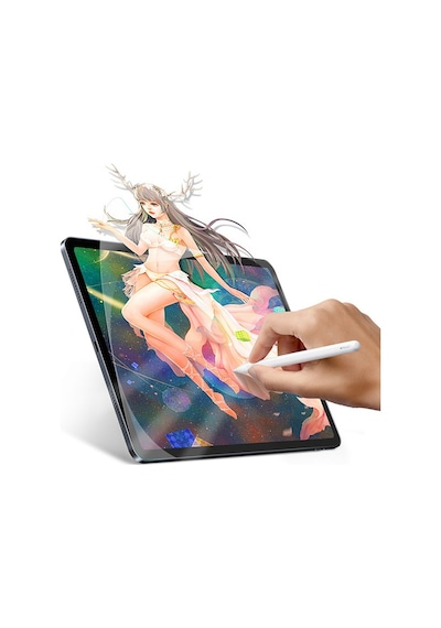 Baseus Apple Uyumlu iPad Pro 12.9 İnch 2021-2020-2018 Paper Like Film Darbe E