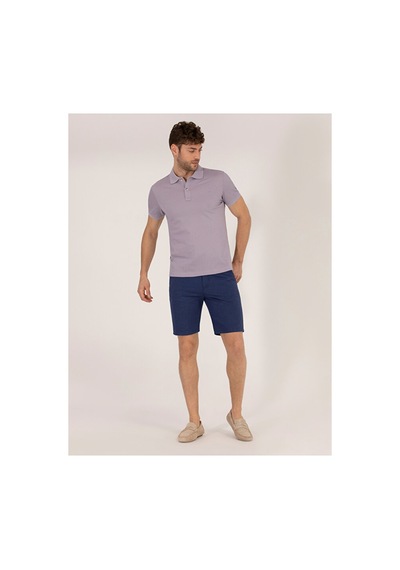 Pierre Cardin Slim Fit Polo Yaka Merserize Tişört 50262665-vr034 Pembe